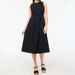 J Crew Factory mixed media midi dress - size medium